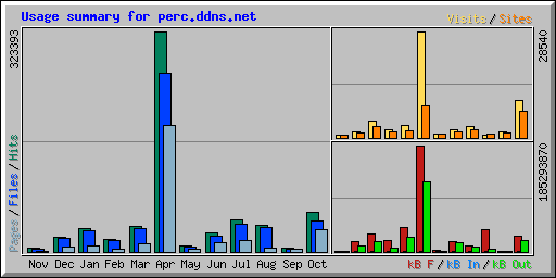 Usage summary for perc.ddns.net